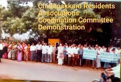 Demonstration by the Coordination Committee of Chitlapakkam Associations