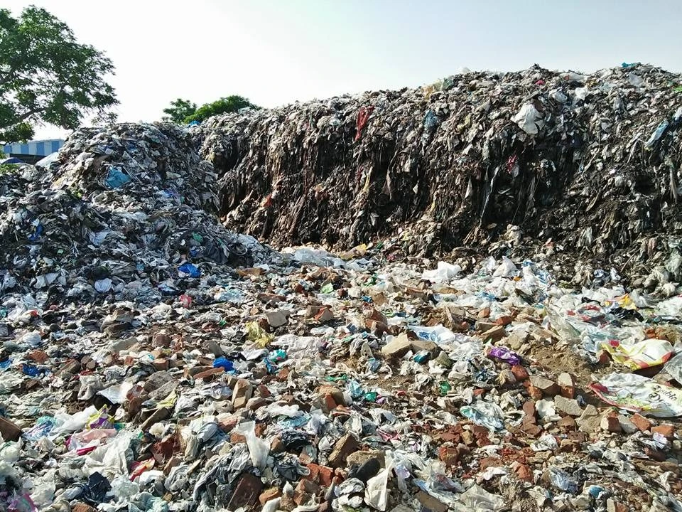 The towering 40-foot garbage dump that once loomed over Chitlapakkam